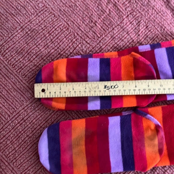 Polar Feet Vibrant Striped Casual fleece Socks - Picture 12 of 16